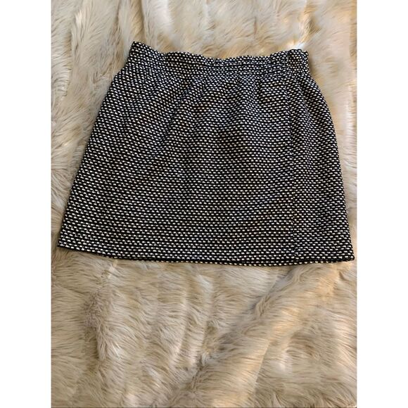 J Crew Factory Skirt Womens Size 10 Sidewalk Jacquard G8319 Elastic Waist Stretc - Picture 2 of 9